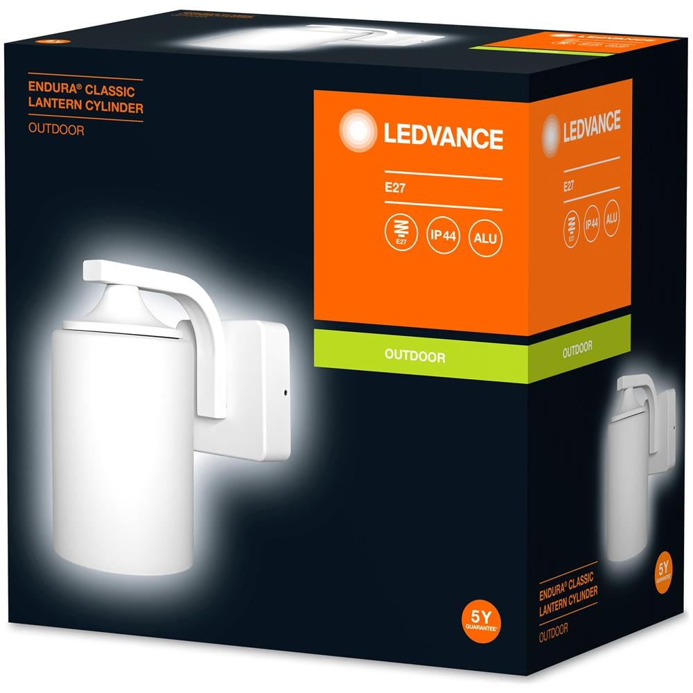 Ledvance Lampada Da Esterno Led A Parete, E27, Endura® Classic Lantern Cylinder / 220…240 V, Materiale: Alluminio, Ip43 - Foto 1