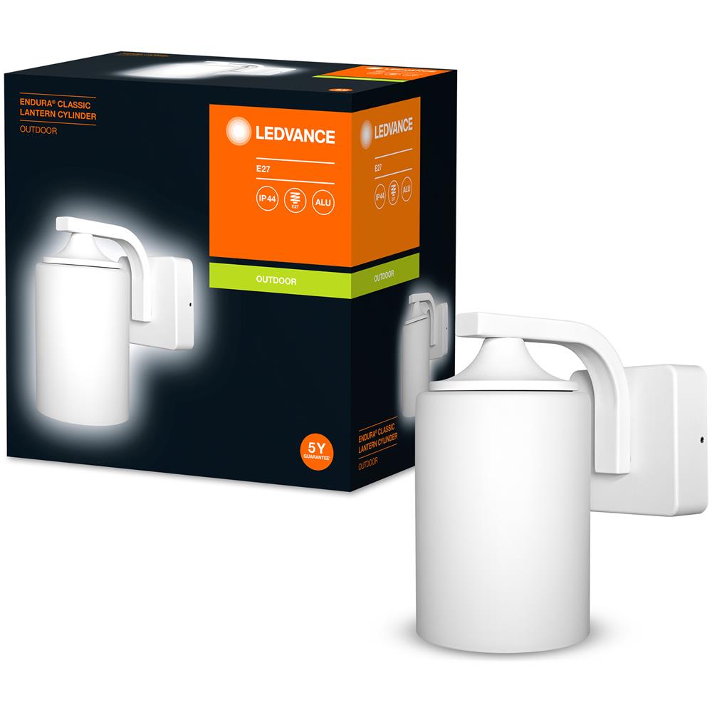 Ledvance Lampada Da Esterno Led A Parete, E27, Endura® Classic Lantern Cylinder / 220…240 V, Materiale: Alluminio, Ip43 - Foto 2