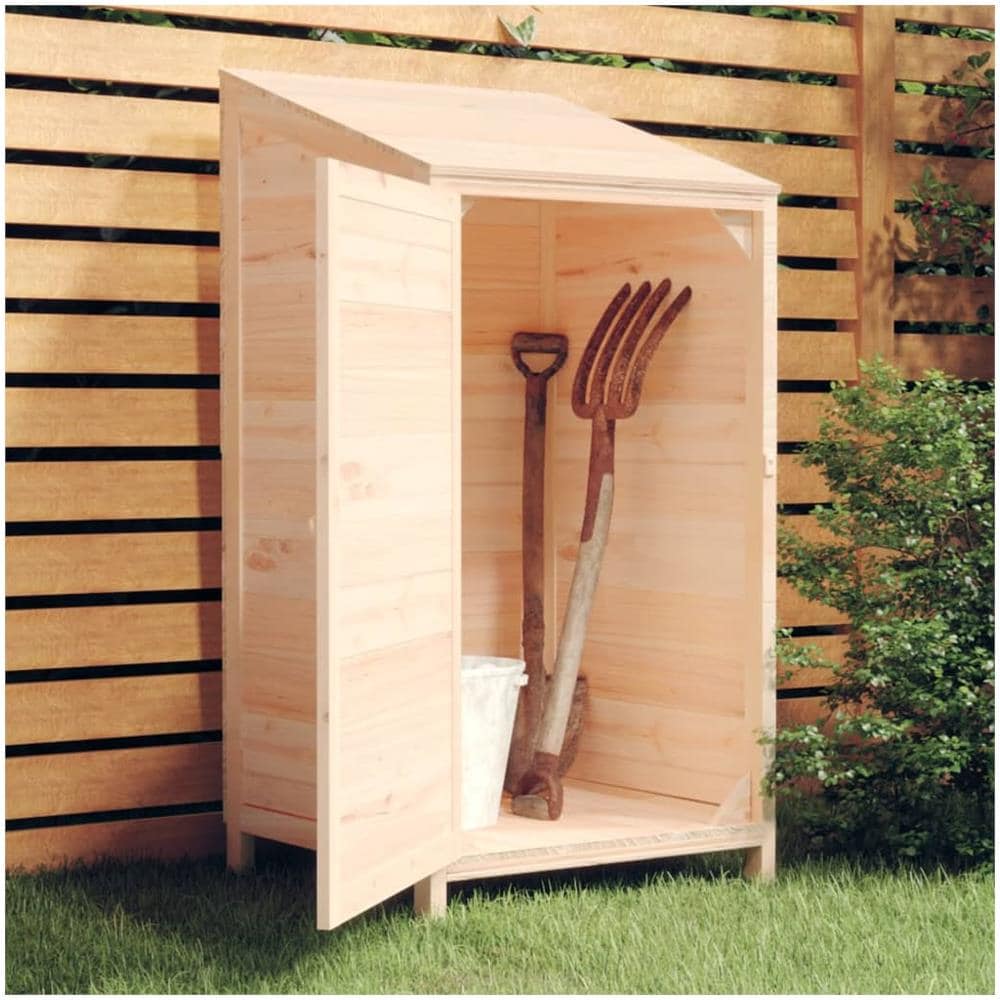 Capanno Da Giardino 55x52x112 Cm In Legno Massello Di Abete - Foto 1