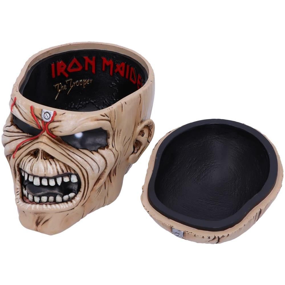 Nemesis Now - Iron Maiden Eddie The Trooper Head Scatola Per Gingilli - Foto 8