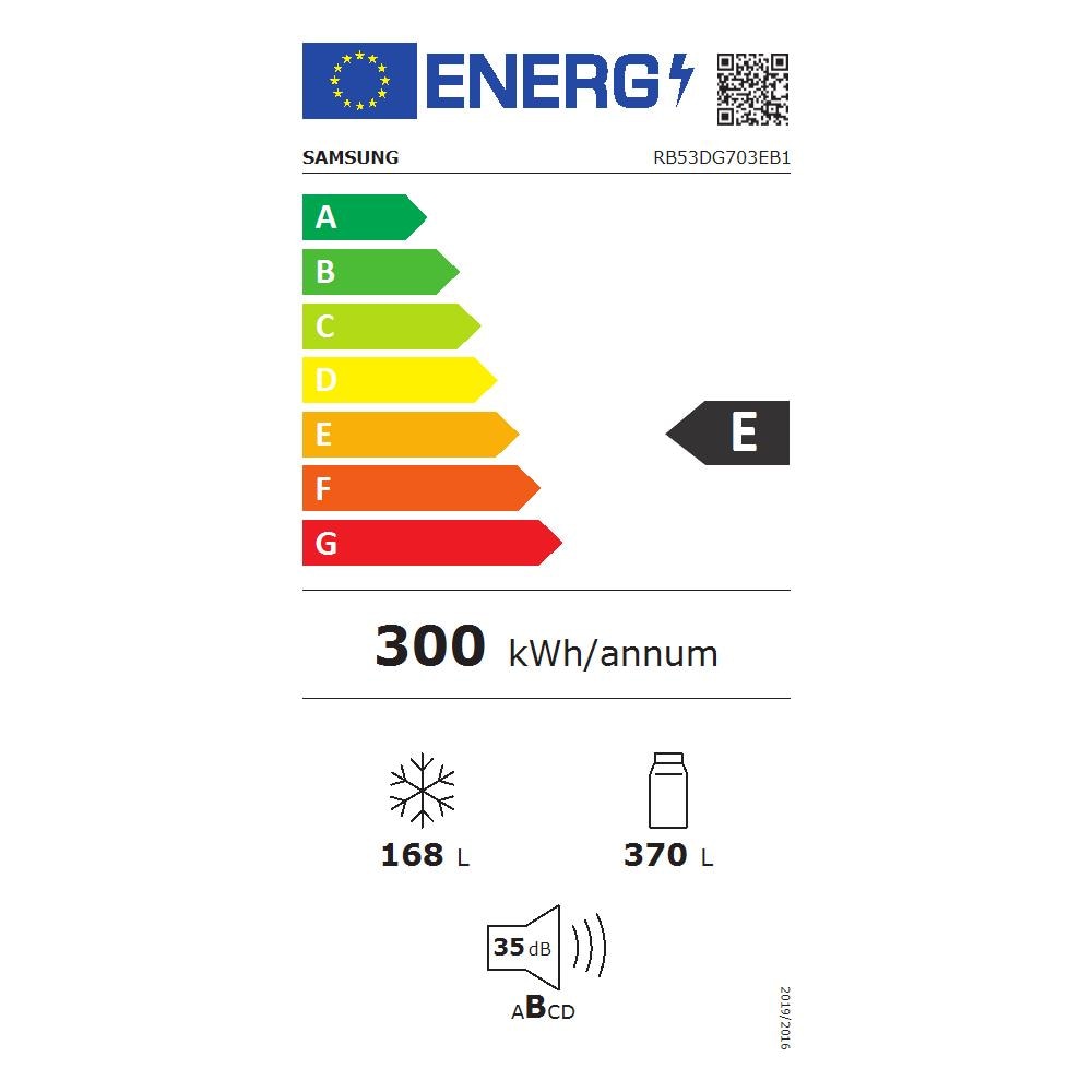 RB53DG703EB1 Libera installazione 538 L E Nero - Foto 3
