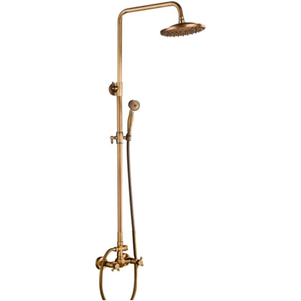 Rubinetto per doccia, Blackswan, tipo M38.2, modello bronzo antico, misura 25 cm - Foto 1