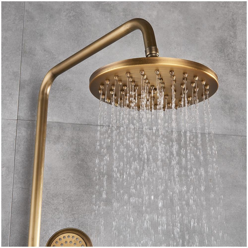 Rubinetto per doccia, Blackswan, tipo M38.2, modello bronzo antico, misura 25 cm - Foto 4