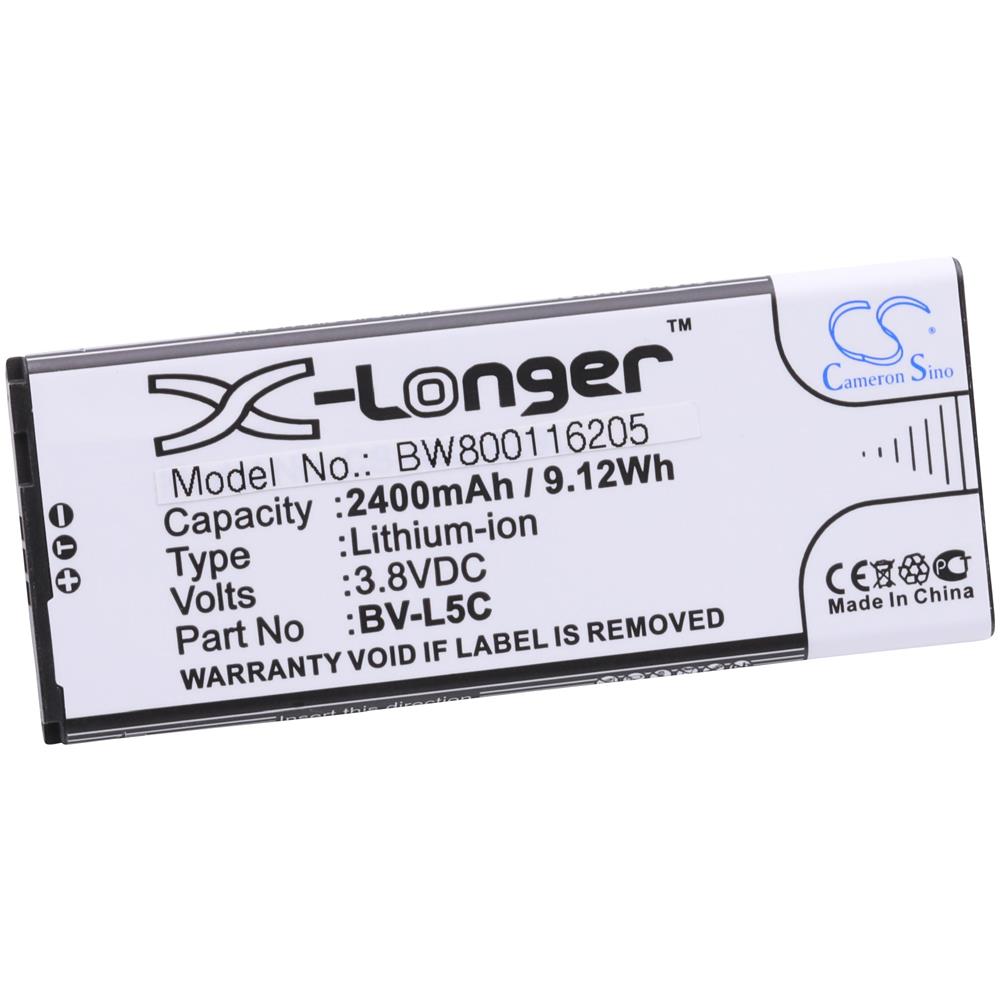Li-ion Batteria 2400mah (3.8v) Per Cellulari E Smartphone Come Microsoft / Nokia Bv-l5c - Foto 1