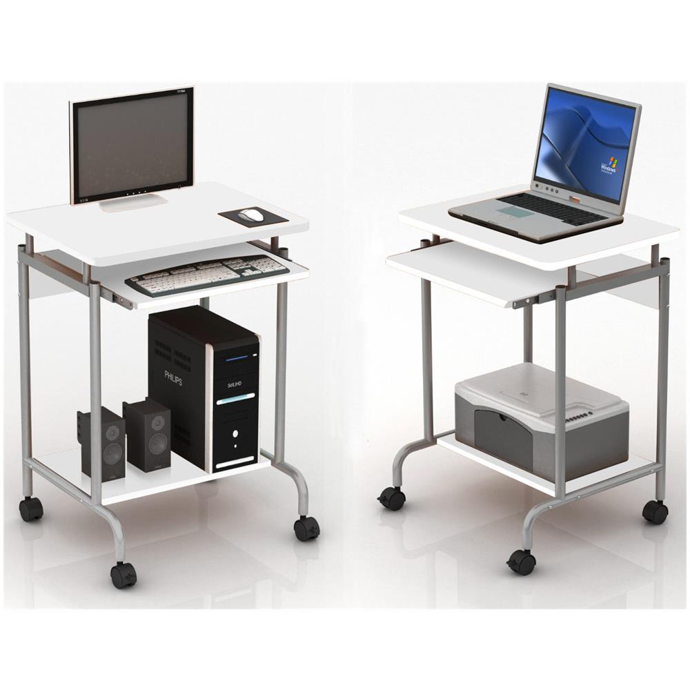 Scrivania Per Computer ''compact'' Bianco - Foto 1