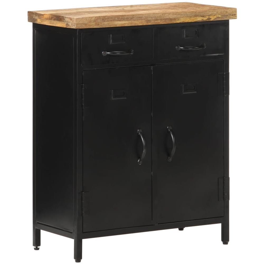 Credenza 60x30x76 Cm In Legno Di Mango Grezzo - Foto 1