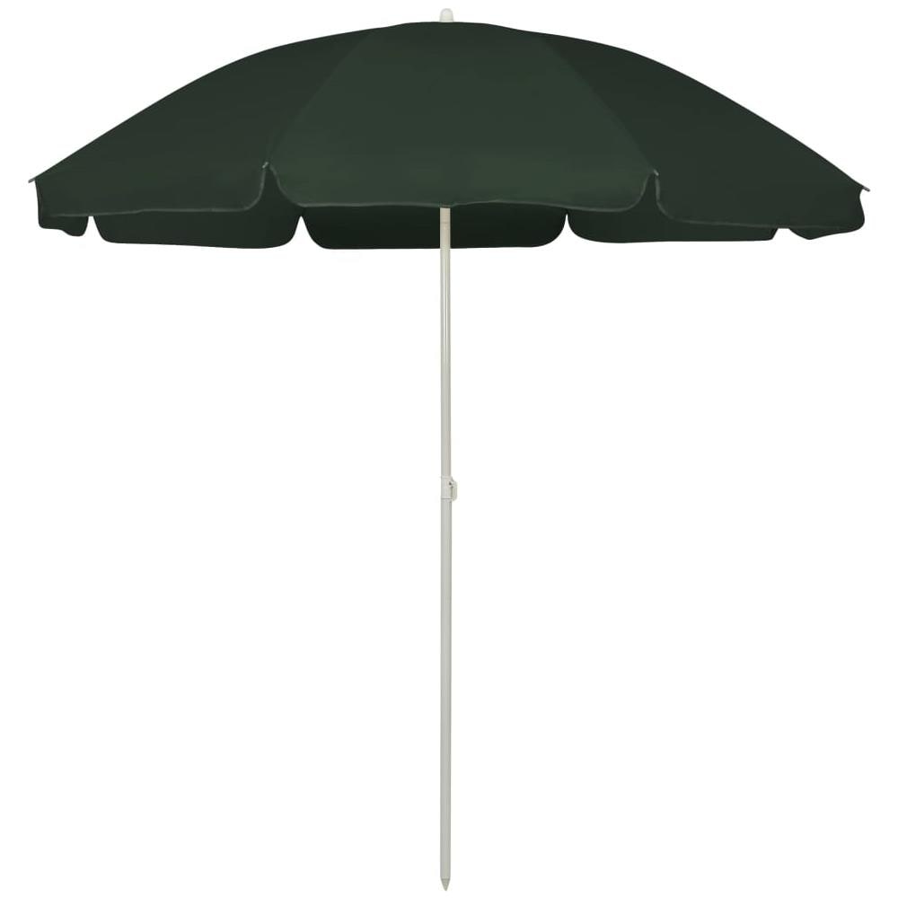 Ombrellone Da Spiaggia Verde 240 Cm - Foto 1