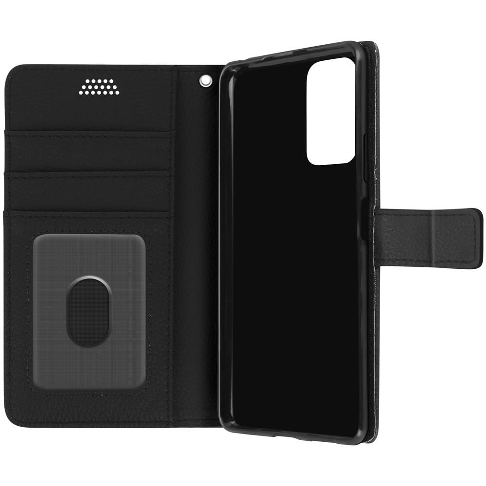 Custodia Xiaomi Redmi Note 10 / 10s Portacarte Supporto Video Nera - Foto 1