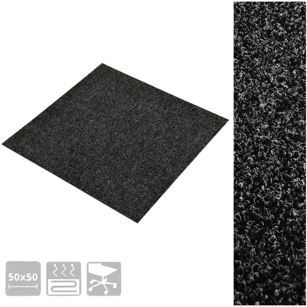 Quadrotte Di Moquette 20 Pz 5 M Nere - Foto 2