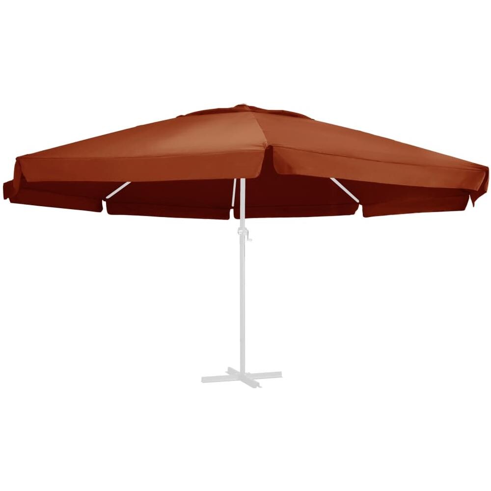 Telo di Ricambio per Ombrellone Terracotta 600 cm - Foto 1