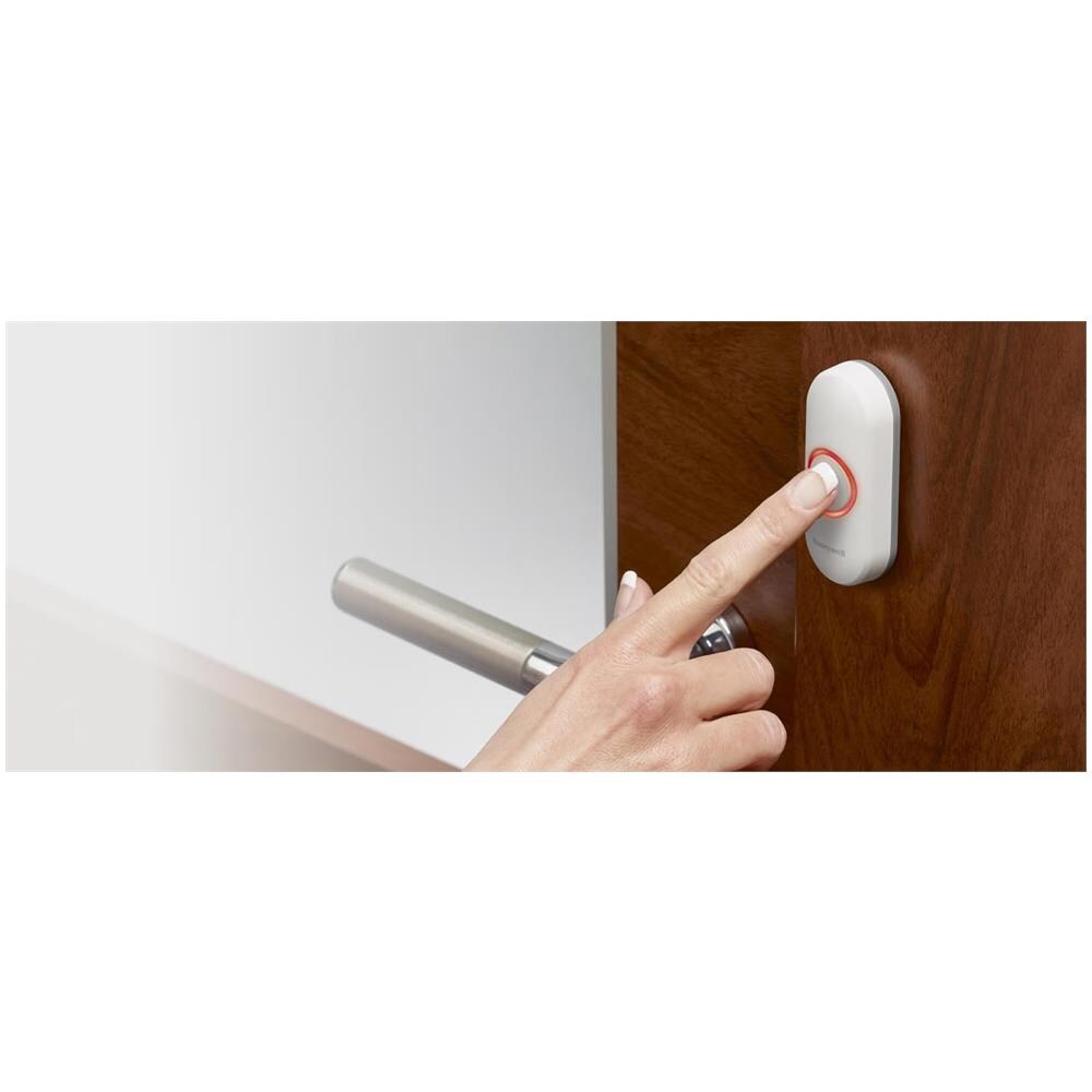 Pulsante DCP311 Wireless con LED di sicurezza - Ritratto, Bianco - Foto 2