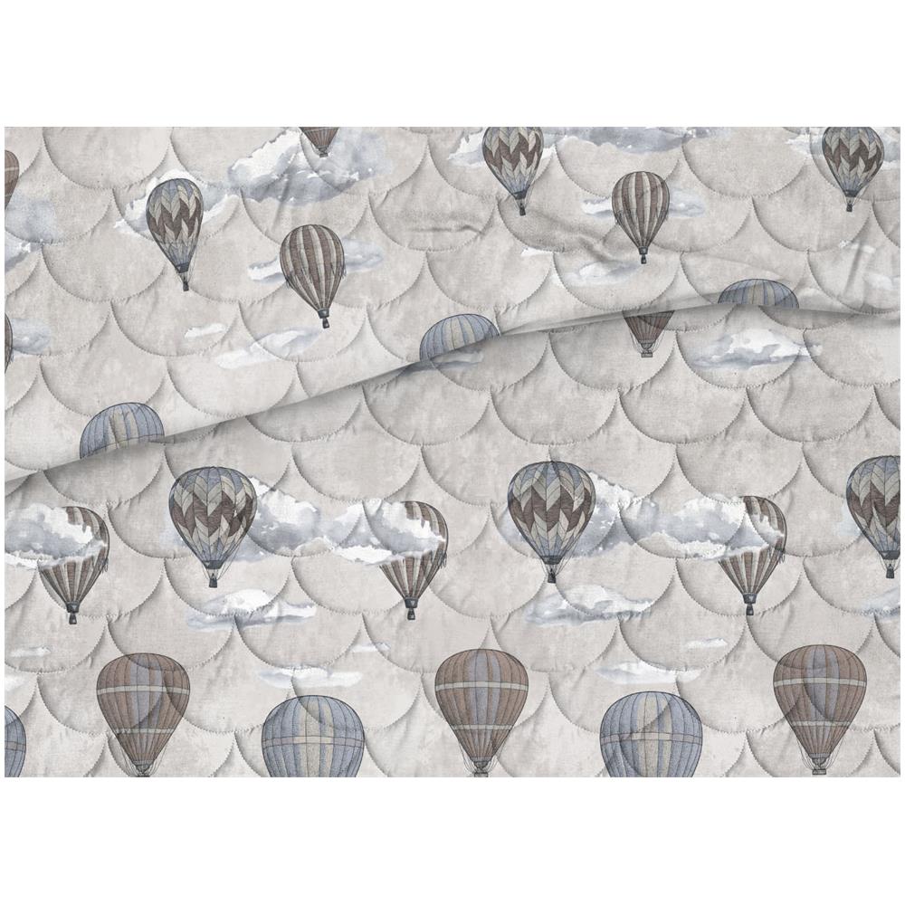 Trapuntino Piumino Estivo 100gr Linea Pensieri Delicati Disegno Volare Matrimoniale Beige - Foto 2