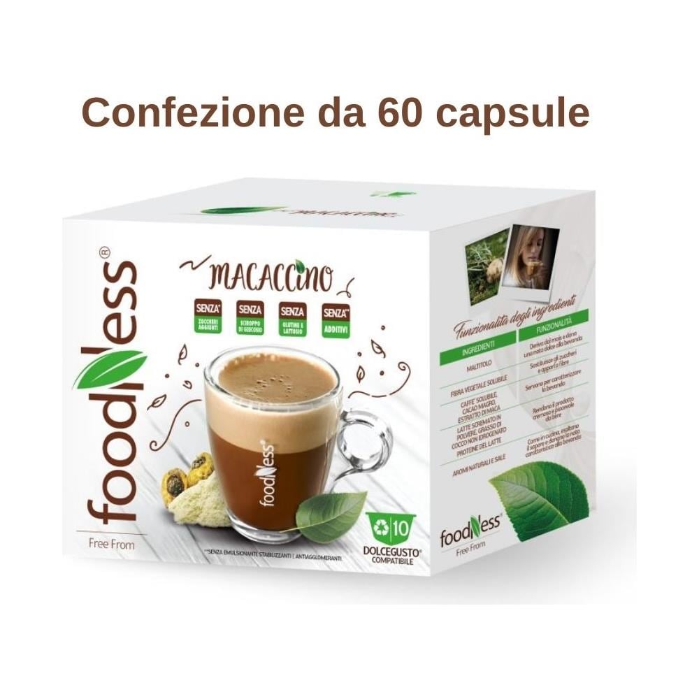 Foodness Macaccino Compatibile Nescafe' Dolce Gusto 60 Capsule - Foto 1