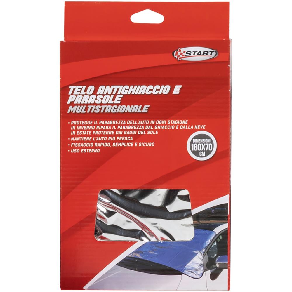 Telo Antighiaccio E Parasole Auto 180x70 Cm Per Uso Esterno - Foto 7