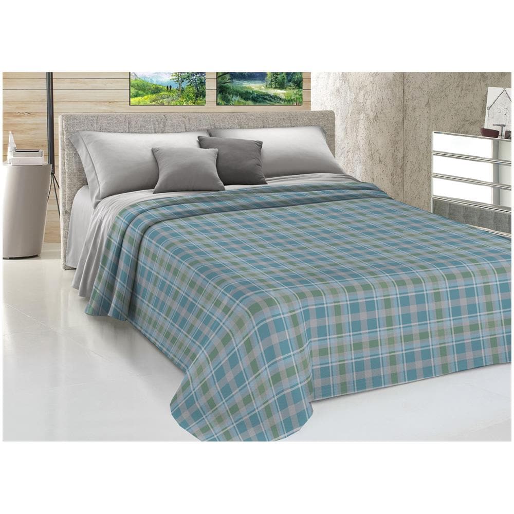 Copriletto Estivo Matrimoniale In Cotone Piquet 250 G/m² - Design Moderno WavyLeaf - 250x240 Cm - Foto 8