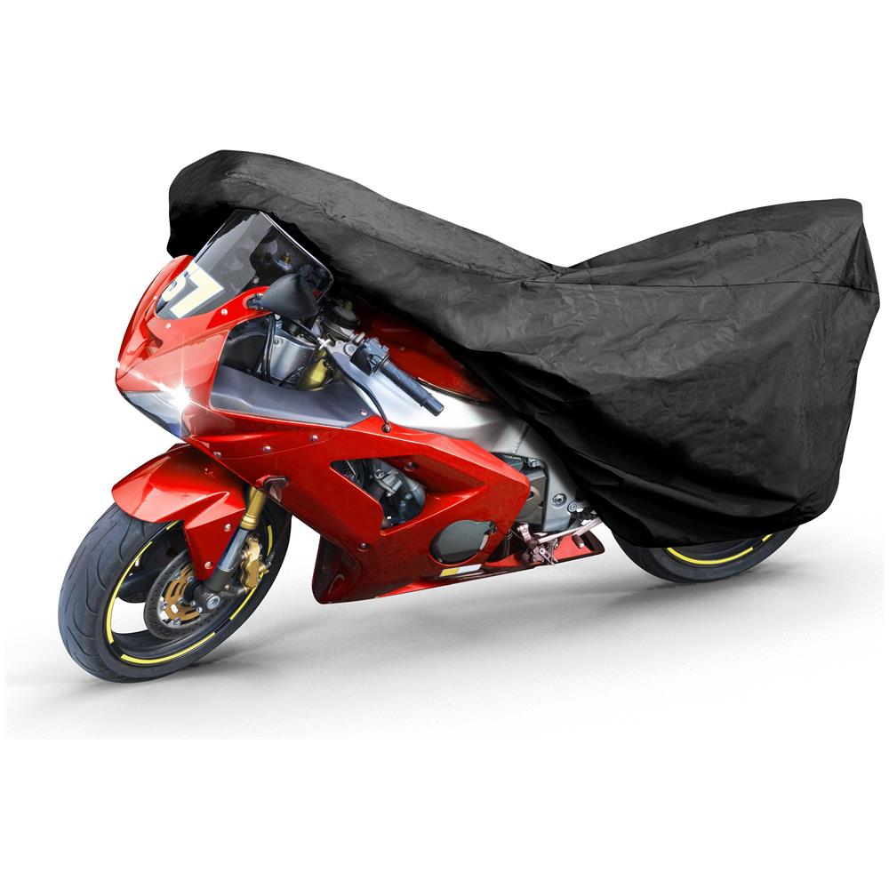 Garage Per Motociclette Dimensioni Sportive M Pvc - 215 X 95 X 120 Cm Nero - Foto 1