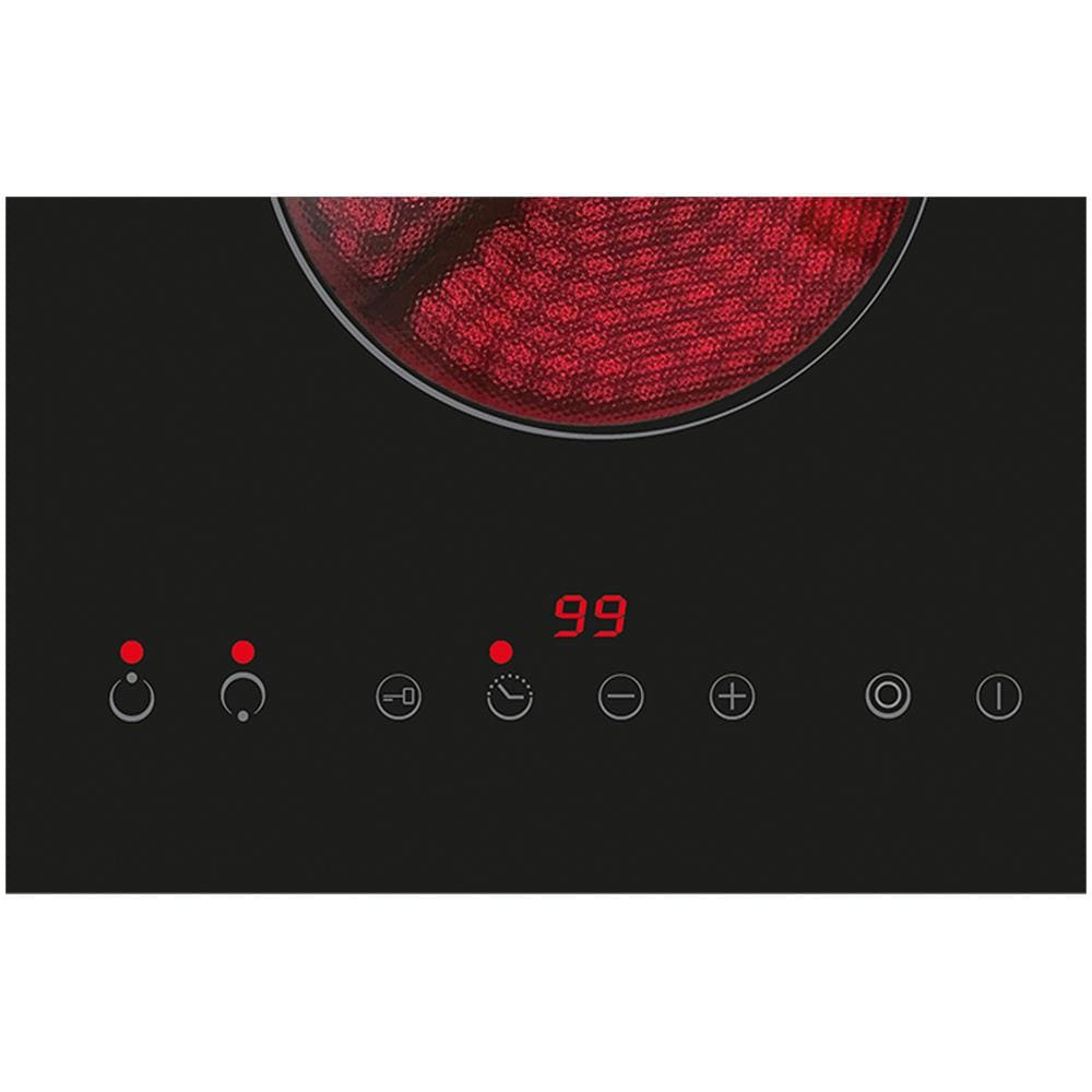 TD 3002 BK Nero Da incasso 29 cm Ceramica 2 Fornello (i) - Foto 5