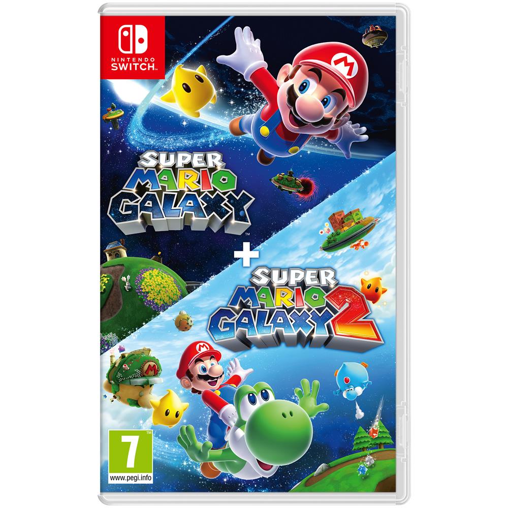 Super Mario Galaxy + Super Mario Galaxy 2 Tedesca, DUT, Inglese, ESP, Francese, ITA, Giapponese, Coreano, Portoghese Switch - Foto 2