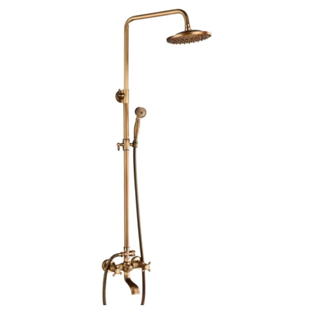 Rubinetto per doccia, Blackswan, tipo M38.1, modello bronzo antico, misura 25 cm - Foto 1