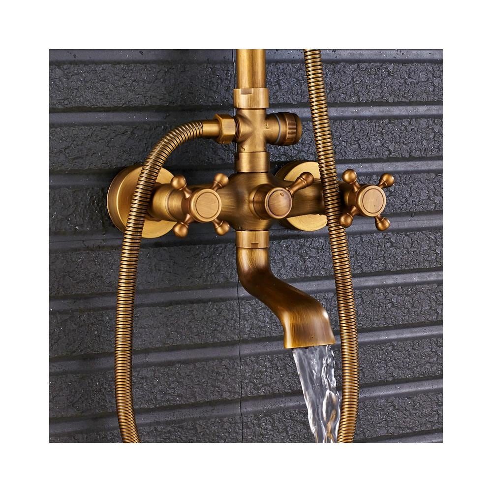 Rubinetto per doccia, Blackswan, tipo M38.1, modello bronzo antico, misura 25 cm - Foto 2