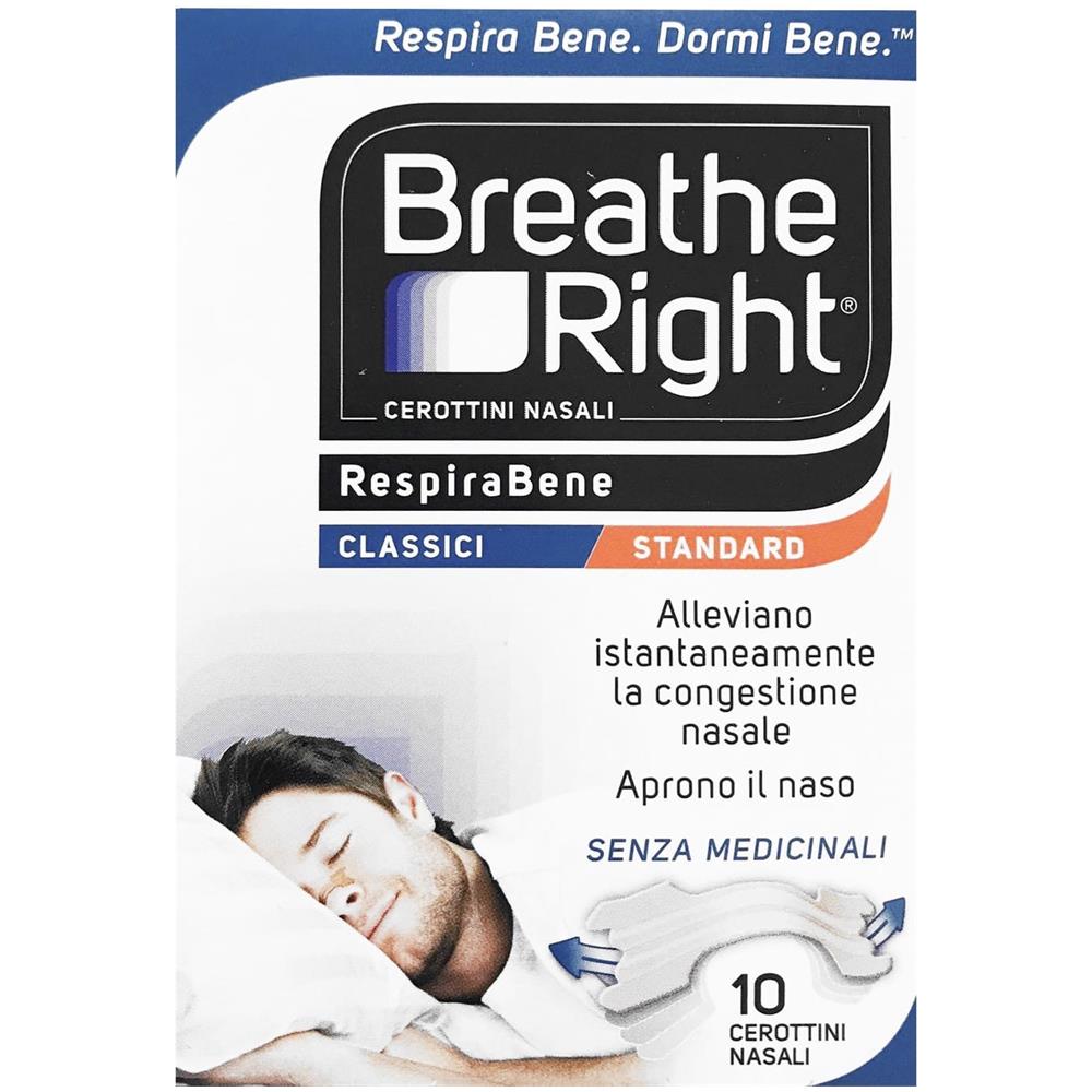 Cerotti Nasali Breathe Right Classici 10 Pezzi - Foto 1