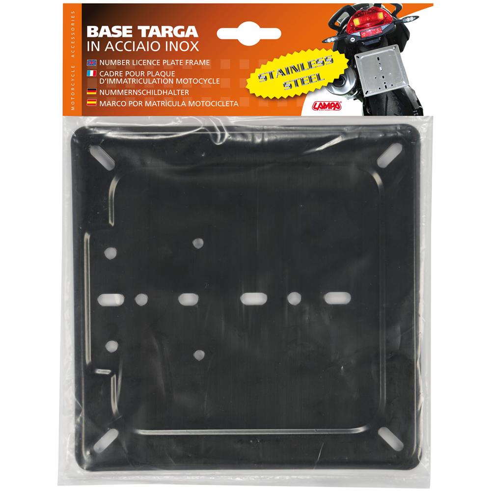 Base Targa In Acciao Inox Nero - Foto 4