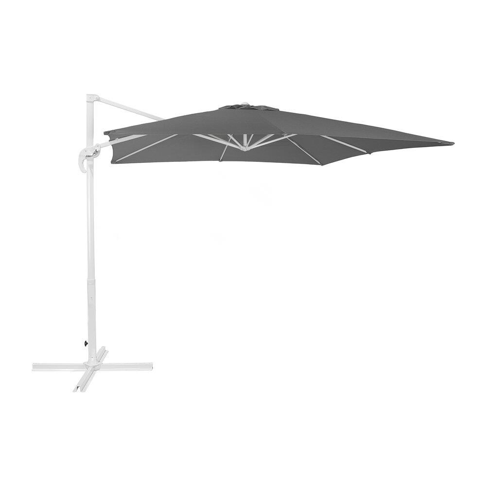 Ombrellone A Sbalzo 250 Cm Monza Grigio Scuro - Foto 1