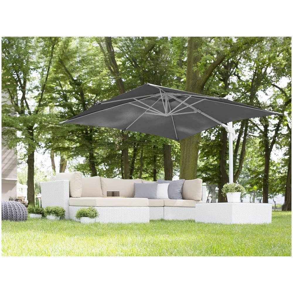 Ombrellone A Sbalzo 250 Cm Monza Grigio Scuro - Foto 2