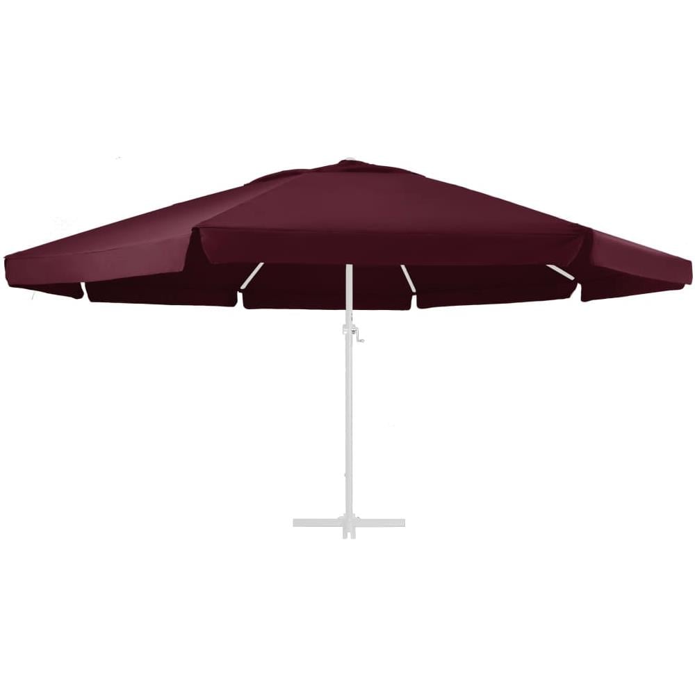 Telo di Ricambio per Ombrellone Rosso Bordò 600 cm - Foto 2