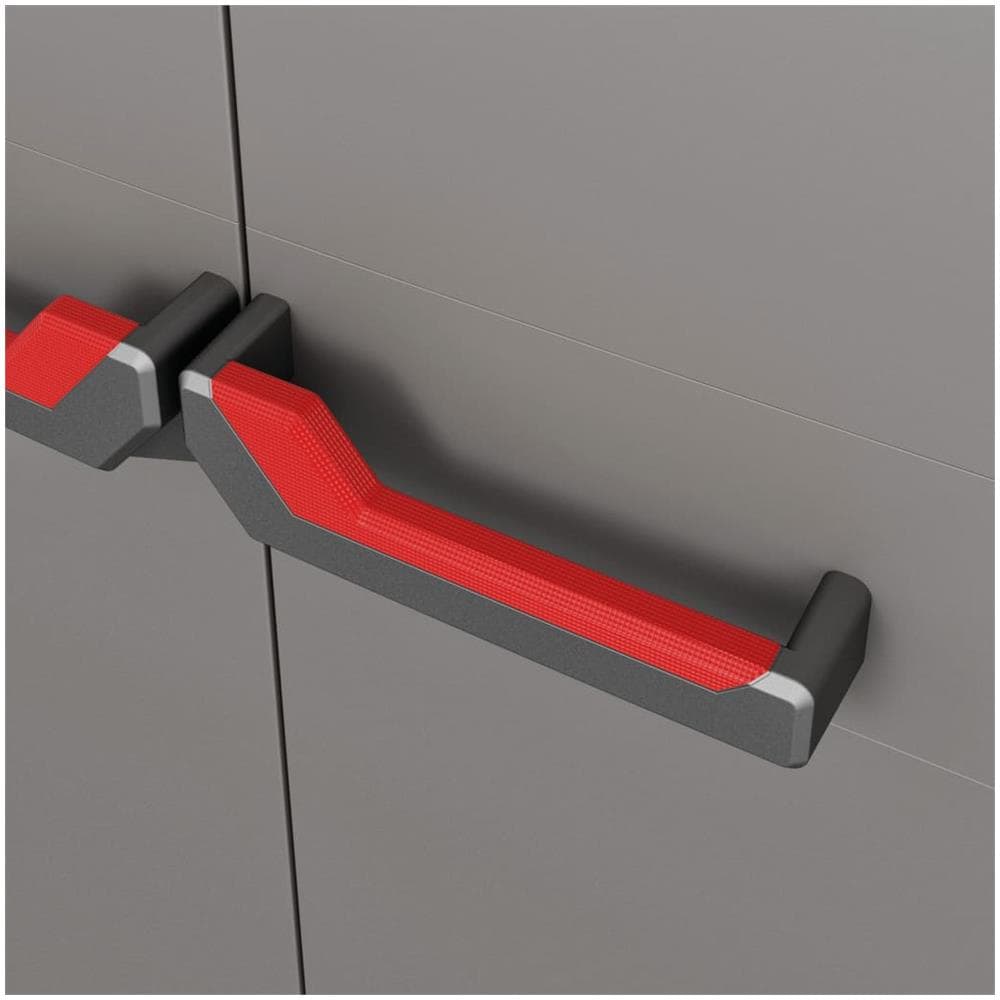 Armadietto Multiuso Stilo Grigio e Nero 173 cm - Foto 2