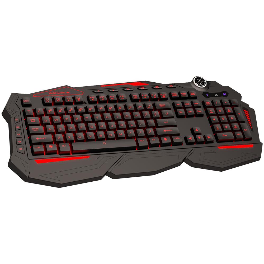 Mars Gaming MK3E, USB, Cablato, PC / server, Nero, Variabile, Monotono - Foto 1