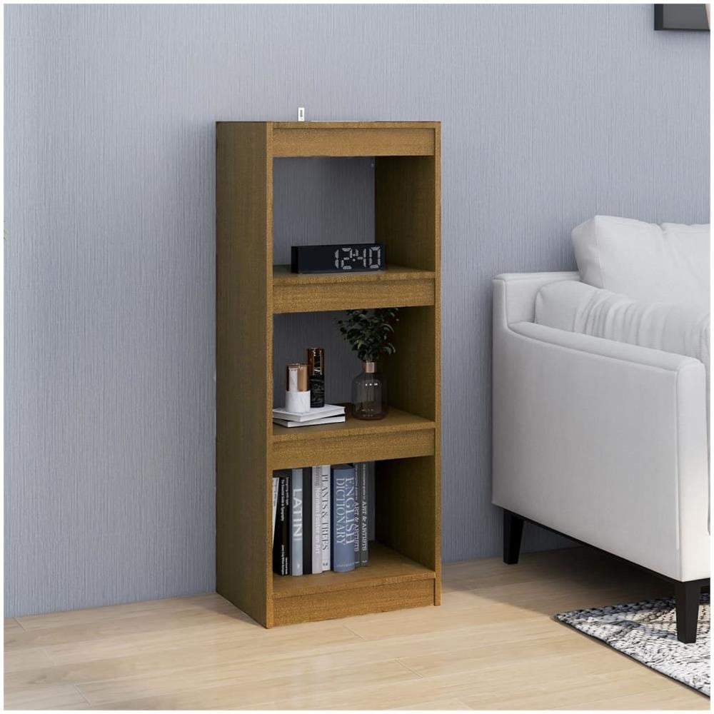 Libreria / divisorio Miele 40x30x103,5 Cm Legno Massello Di Pino - Foto 3