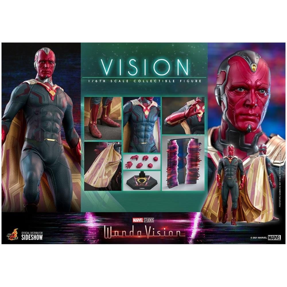 Figurina Tms037 - Marvel Comics - Wandavision - Vision - Foto 1