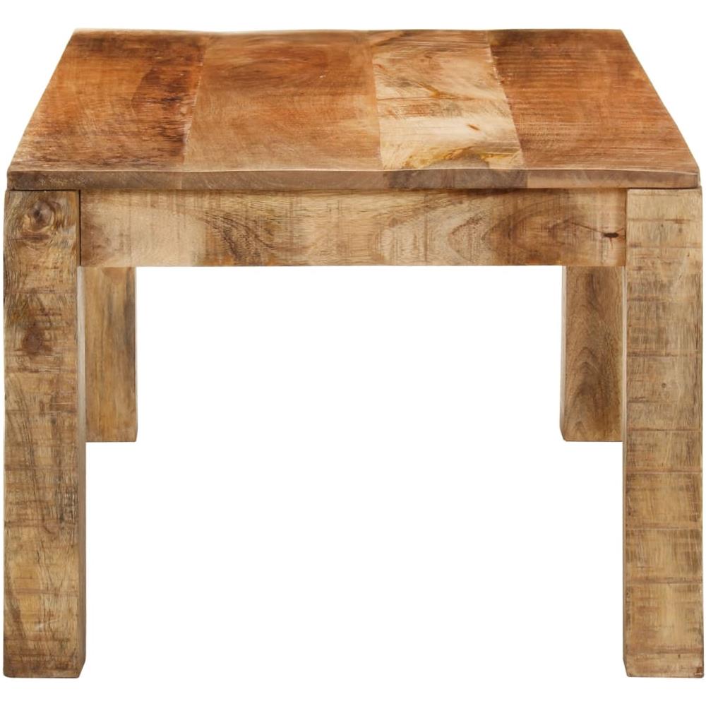 Tavolino Da Salotto 100x55x40 Cm In Legno Massello Di Mango - Foto 3
