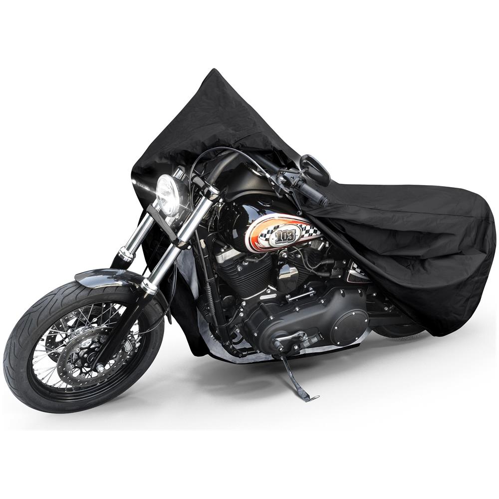 Garage Per Motociclette Dimensioni Chopper L Pvc - 250 X 100 X 130 Cm Nero - Foto 1