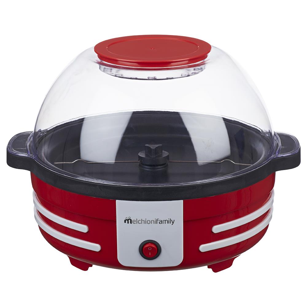 Macchina Per PopCorn con Piastra Antiaderente Potenza 850 W Colore Rosso / Trasparente /Bianco - Foto 1