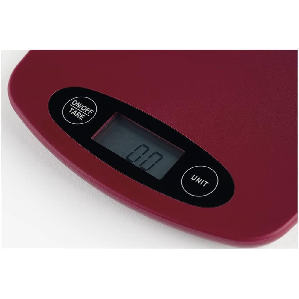 HBAL1203 bilancia da cucina Bordeaux Superficie piana Rettangolo Bilancia da cucina elettronica - Foto 2