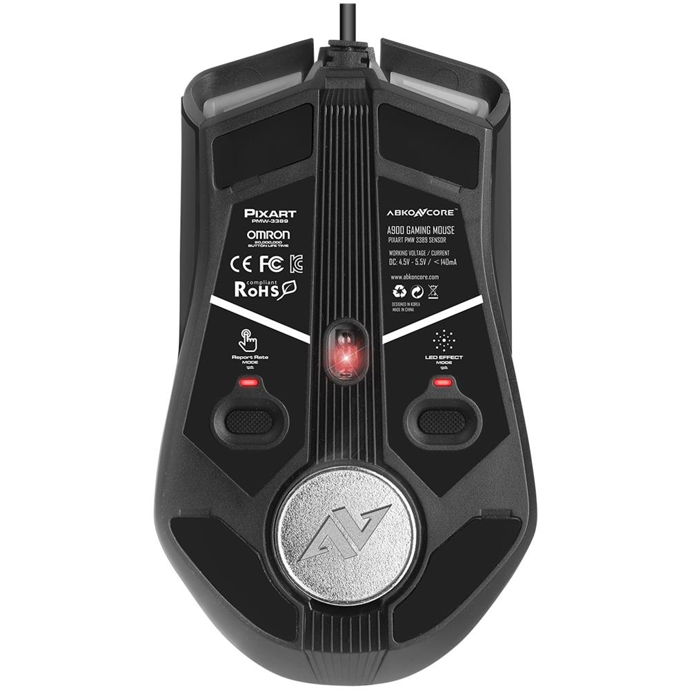 A900 mouse Giocare Ambidestro USB tipo A Ottico 5000 DPI - Foto 5