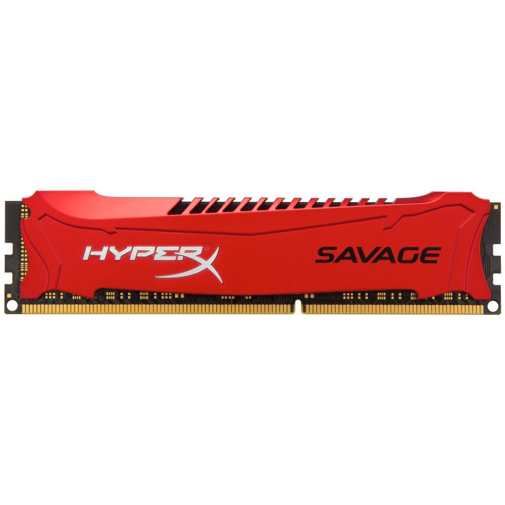 Memoria Dimm HyperX Savage 8 GB (1 x 8GB) DDR3 1600 Mhz CL9 Dissipatore Rosso - Foto 1