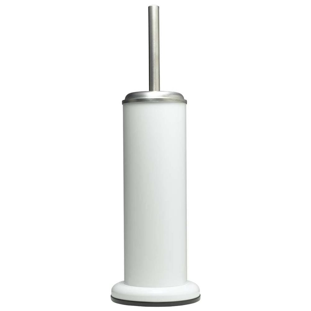 Porta Scopino Da Bagno E Supporto In Acero Bianco 361730510 - Foto 1