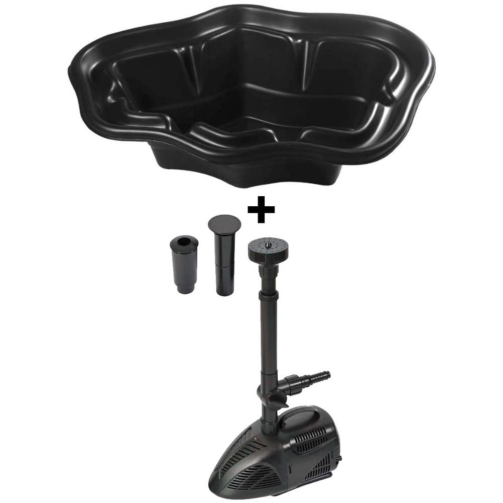 Set Laghetto Per Giardino Kawai Da 500 Lt + Pompa Per Laghetto Vx 1500 Litri/h Laghetto Magic - Foto 1