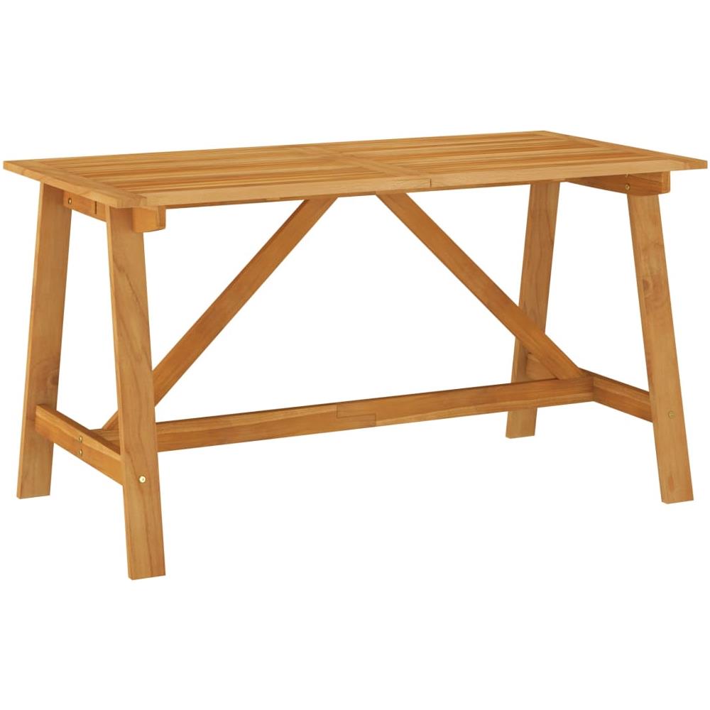 Set Mobili Da Pranzo Per Giardino 7 Pz Marrone - Foto 2