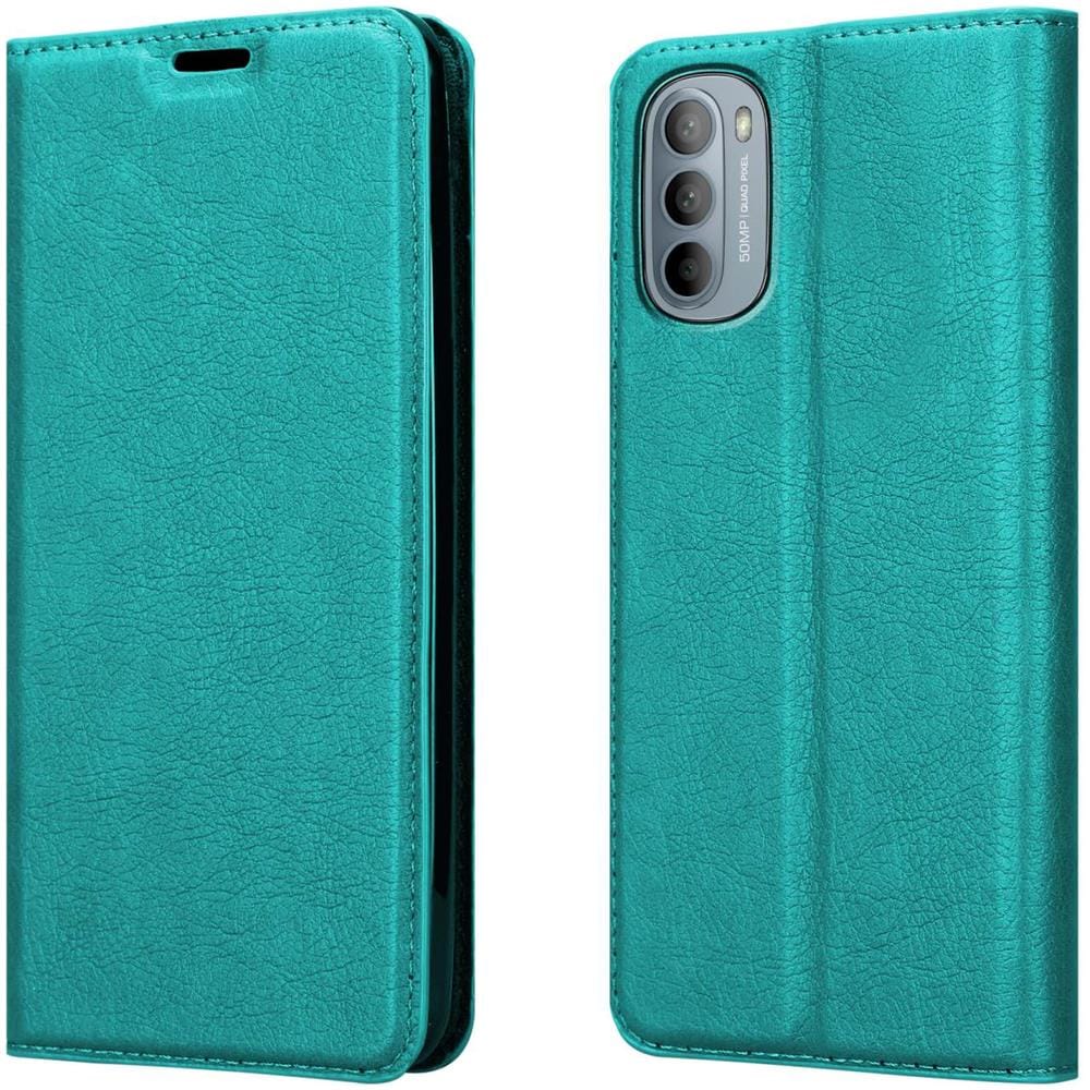 Custodia Compatibile Con Motorola Moto G31 / G41 In Turchese Petrolio - Coperchio Protettiva Con Chiusura Magnetica, Funzione Stand E Tasca Per Le Carte - Foto 8