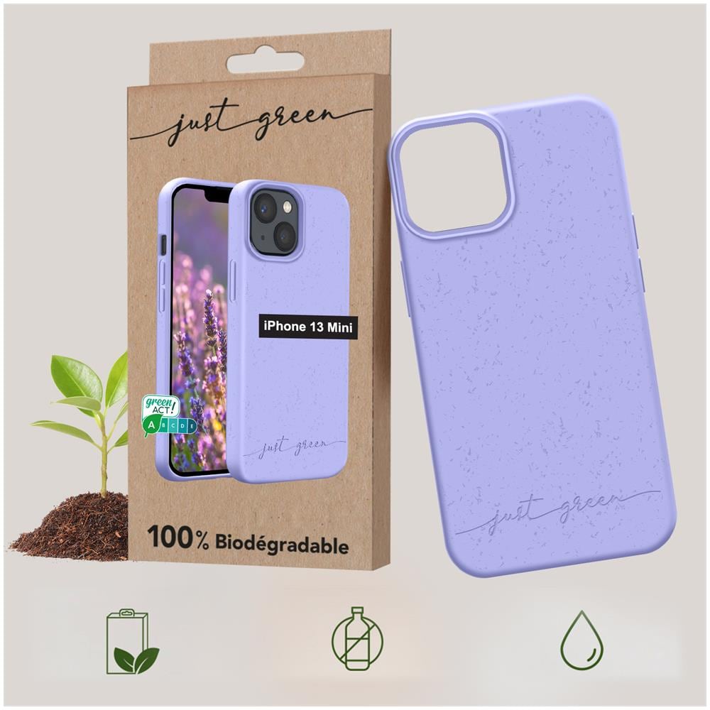 Cover Biodegradabile Per Iphone 13 Mini Lilla - Foto 2