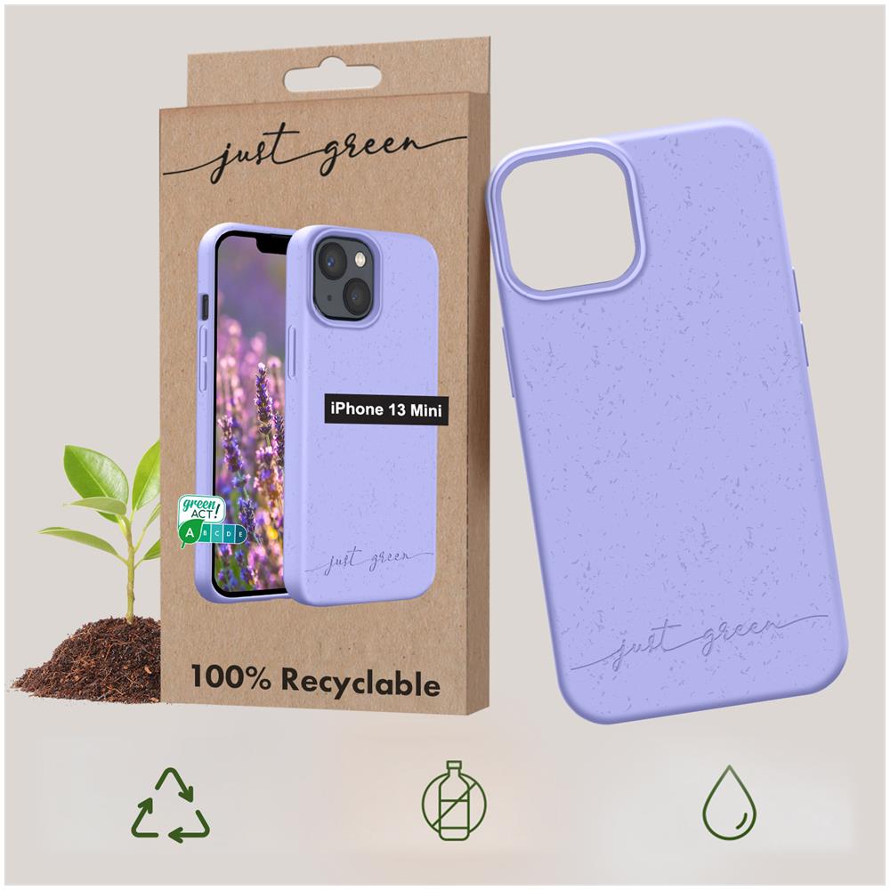 Cover Biodegradabile Per Iphone 13 Mini Lilla - Foto 6