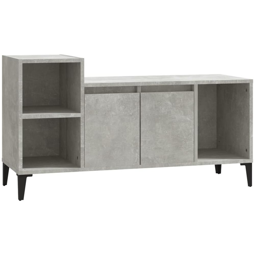 Mobile Per Tv Grigio Cemento 100x35x55 Cm Legno Multistrato - Foto 2
