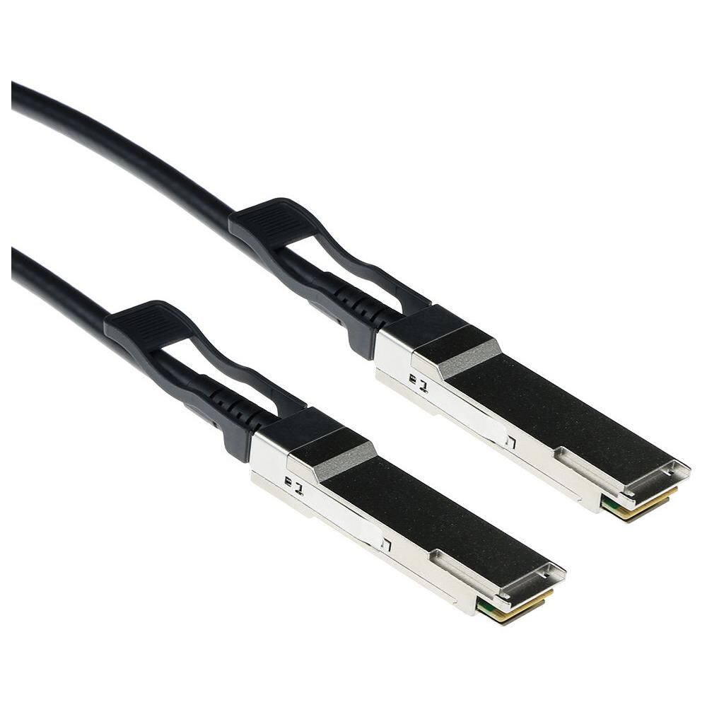 TR0419 cavo InfiniBand e in fibra ottica 1 m QSFP28 Nero - Foto 1