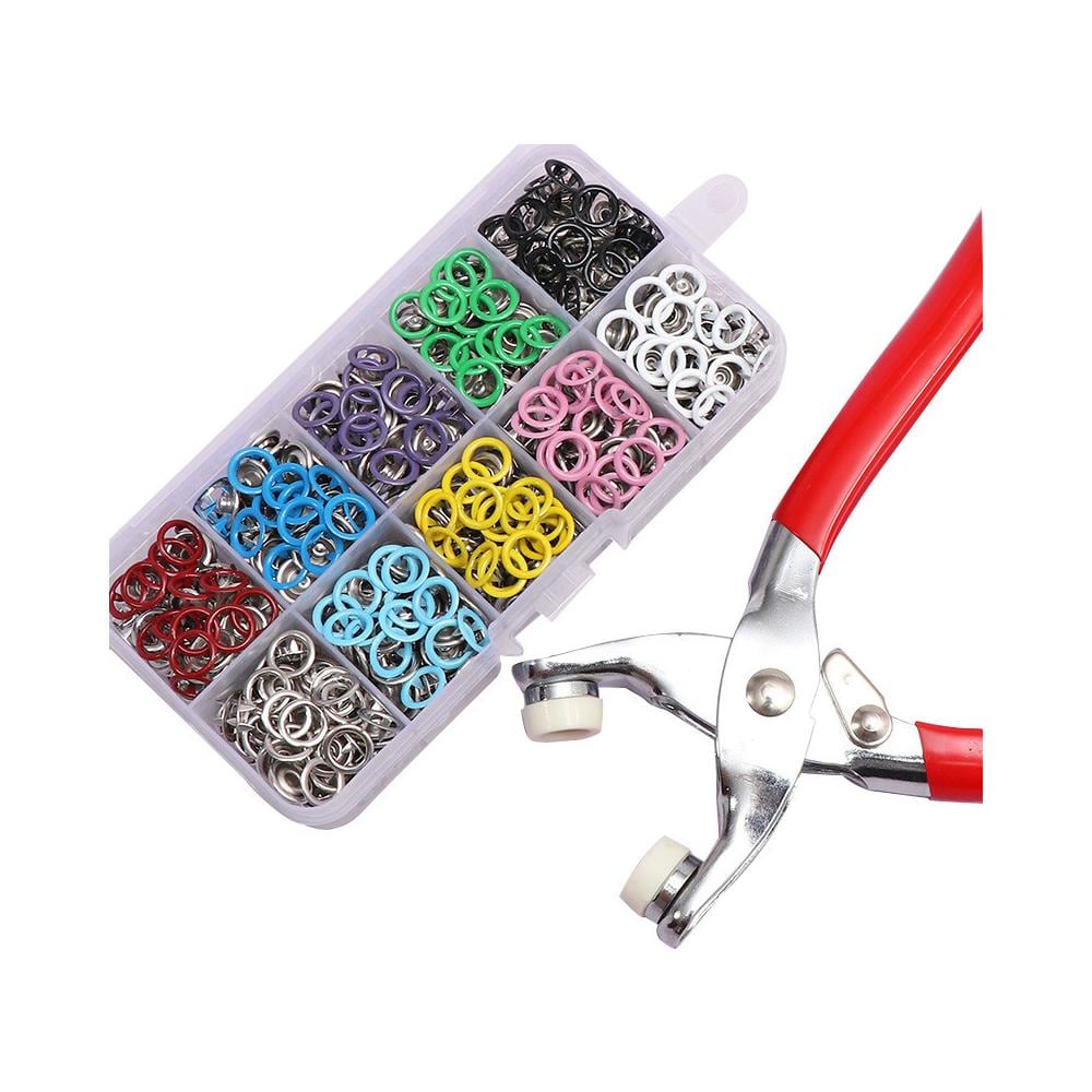 Pulsanti Con Utensili 100 Pz 9,5 Mm Multicolor - Foto 1