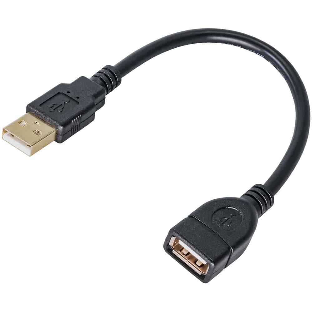 AK-USB-23 cavo USB 0,15 m USB 2.0 USB A Nero - Foto 1