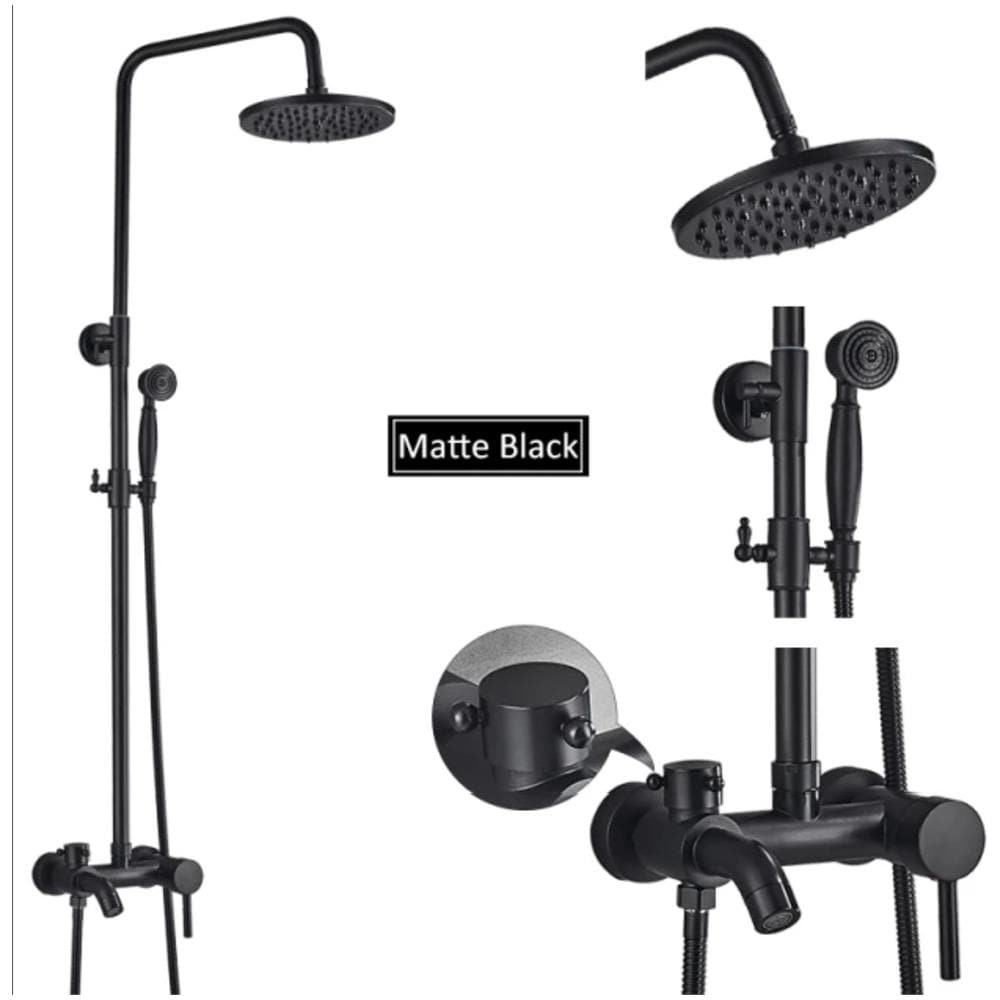 Miscelatore doccia, Blackswan, tipo M68.5.5, modello nero opaco, misura 20 cm - Foto 2